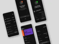 Minimalist Banking App Concept