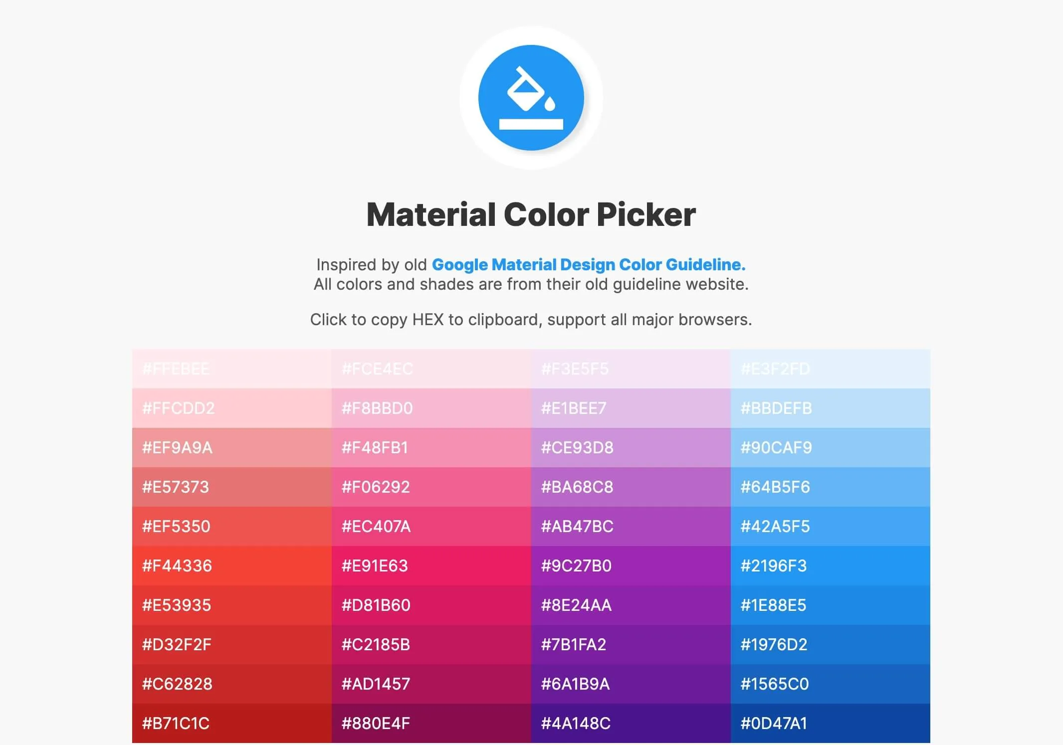 Colors website