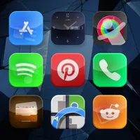 Glass Laminated Icon Pack